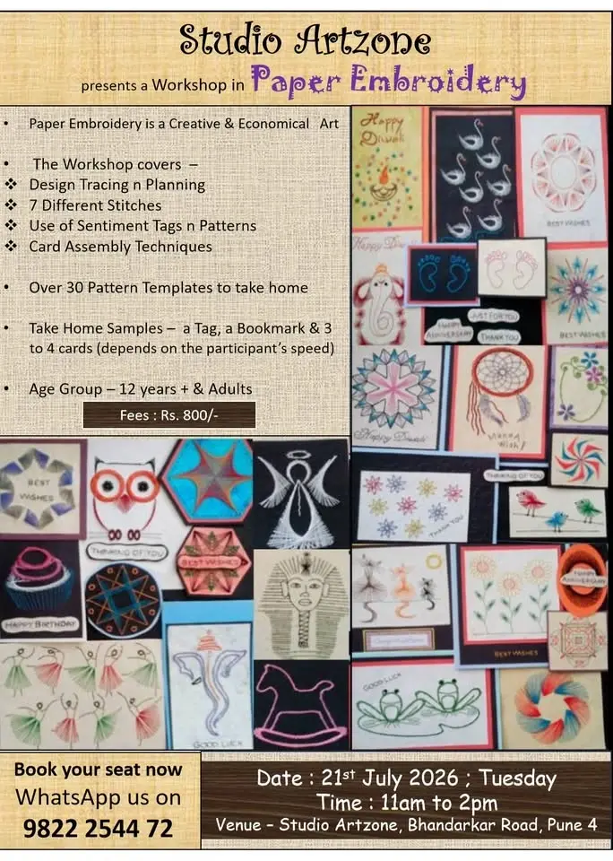Paper Embroidery Workshop