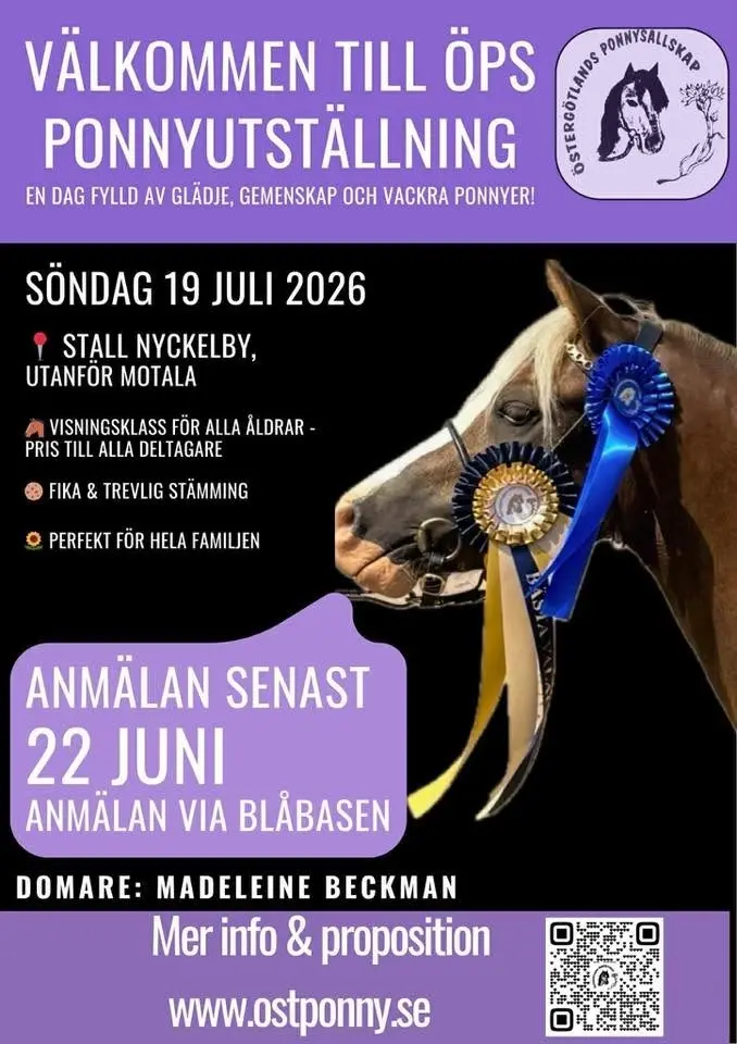 Ponnyutställning Stall Nyckelby