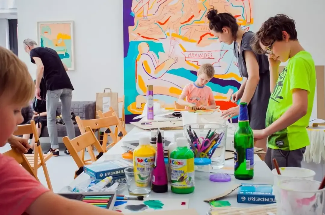 Výtvarný workshop pro děti ve výstavě Trafo Gallery