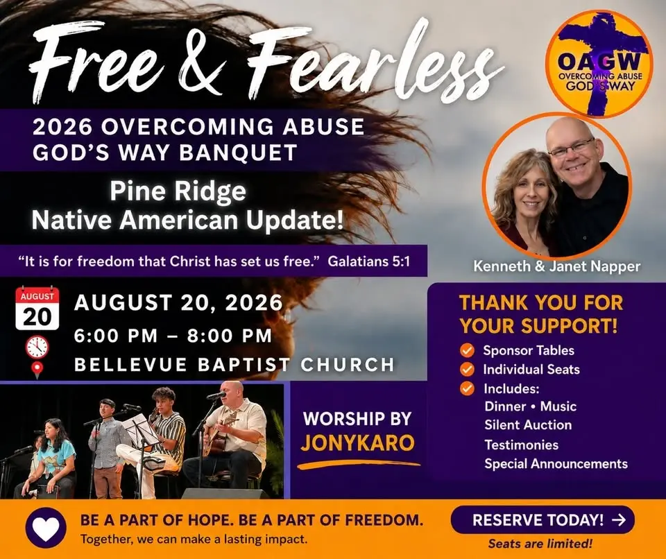 Free & Fearless Overcoming Abuse God’s Way Banquet