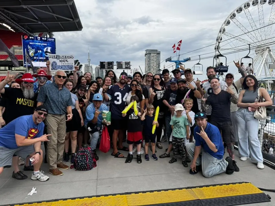 The 4th annual Metal Day at the Argos game and CNE.