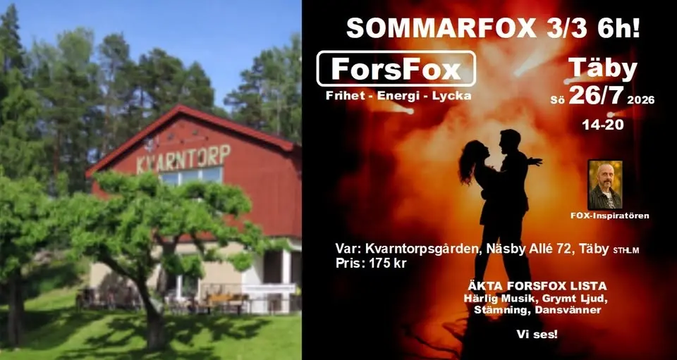 ForsFox SommarFox 3av3 6h!  Sö 26 juli 2026