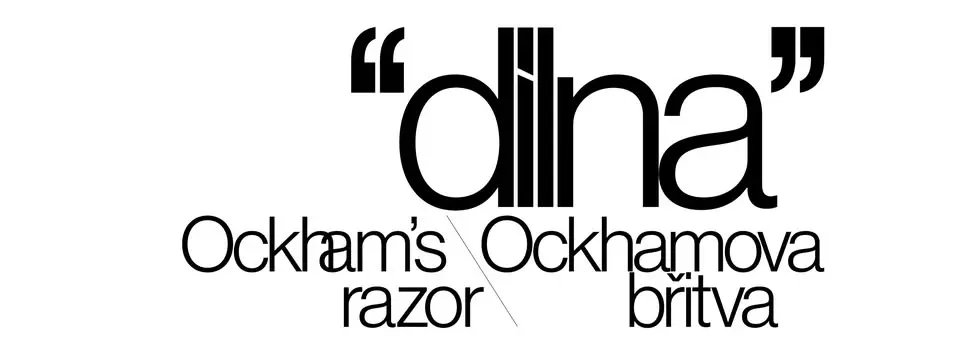 ✭ Zahájení 33. ročníku "dílny" - OCKHAMOVA BŘITVA ✭