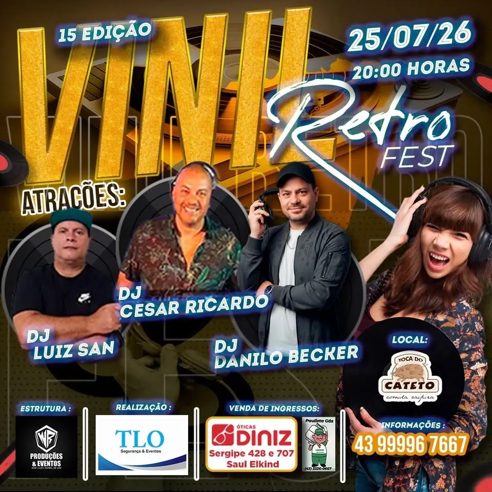 15 Edição VINIL RETRO FEST 