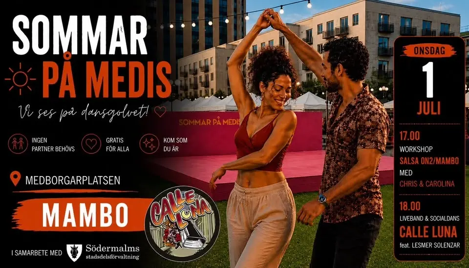 🌞 Sommar på Medis - Live! Mambo med Calle Luna feat. Lesmer Solenzar 💃🕺🎶