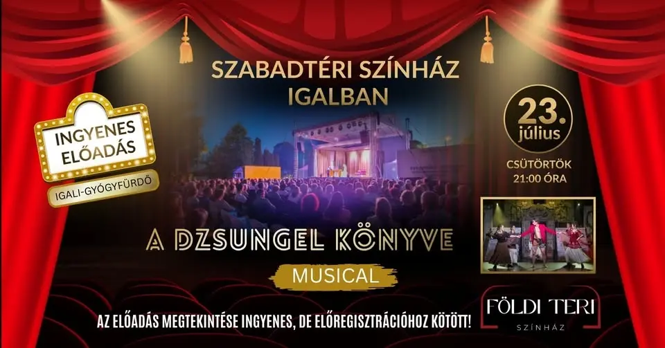 Szabadtéri színház Igalban - A Dzsungel Könyve