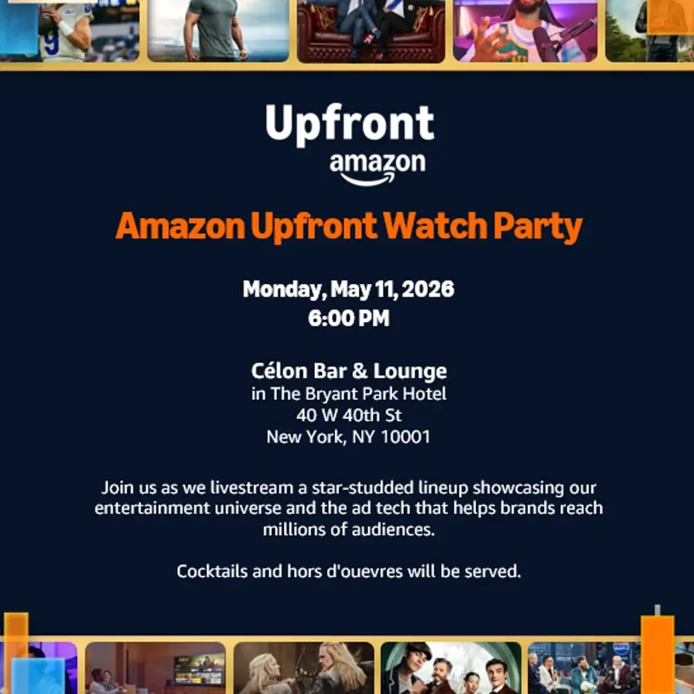 Amazon 2026 Upfront Watch Party
