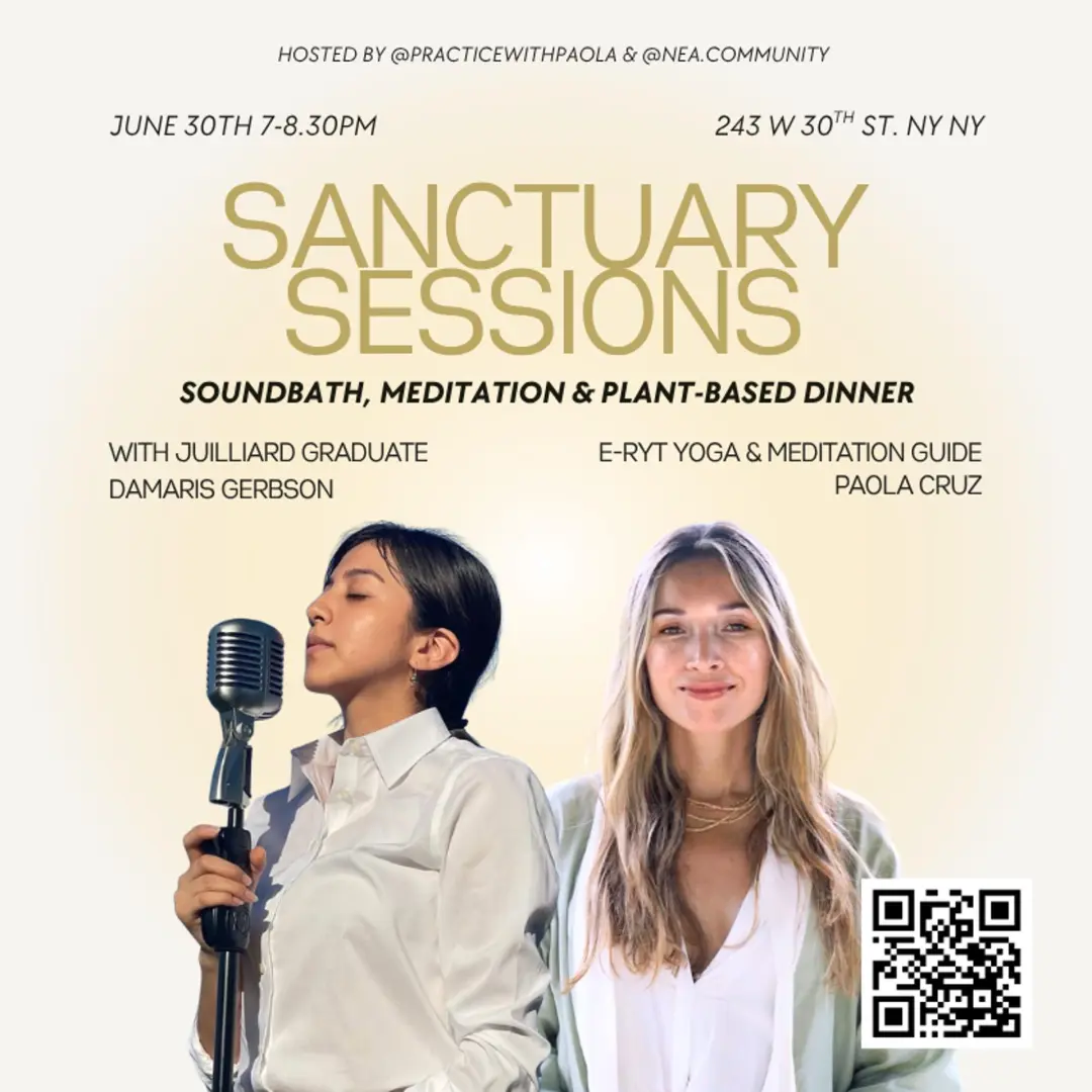Sanctuary Sessions: soundbath, meditation & plant-based dinner