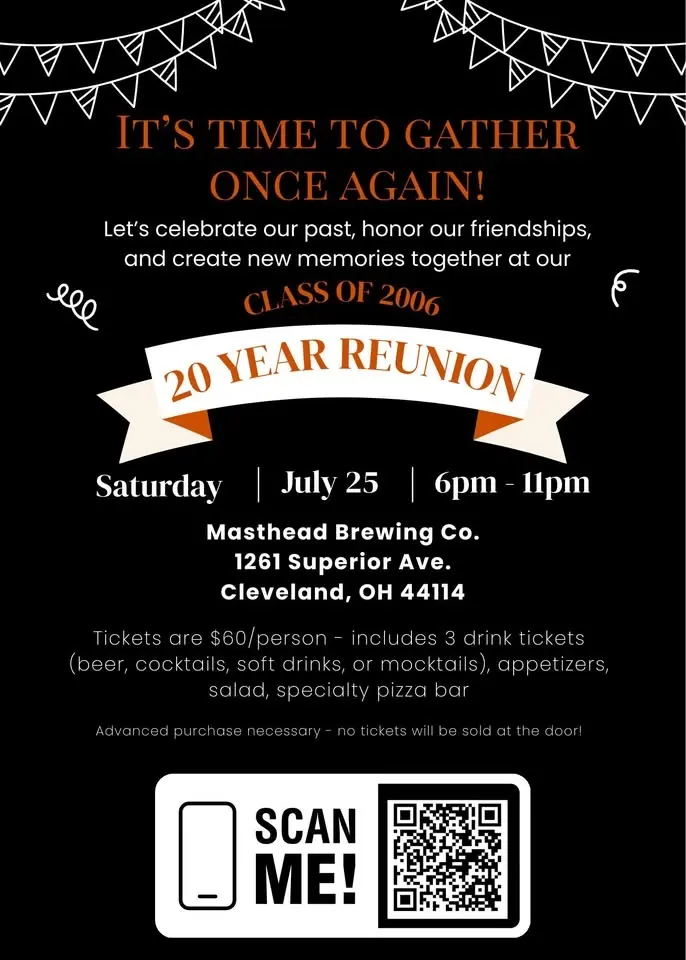 NHS Class of 2006 - 20 Year Class Reunion