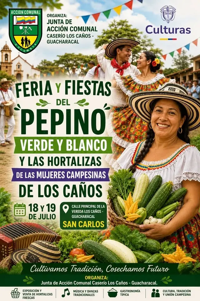 “FERIA Y FIESTAS DEL PEPINO VERDE Y BLANCO Y LAS HORTALIZAS DE LAS MUJERES CAMPESINAS DE LOS CAÑOS” 