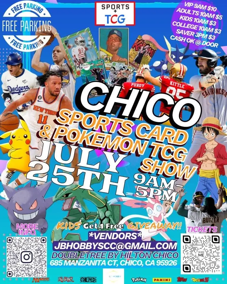 Chico Sports Cards and Pokémon TCG Show