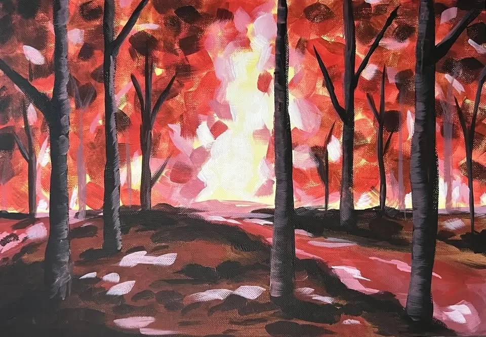 'Red Forest' Paint & Sip @ The Holyhead, Coventry