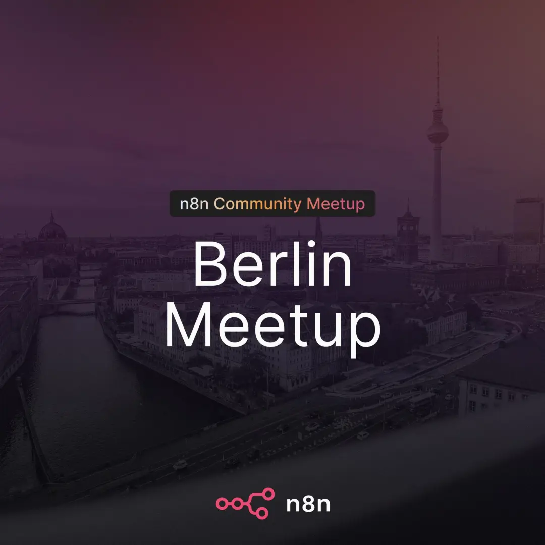 n8n Berlin Community Meetup - Rooftop Edition