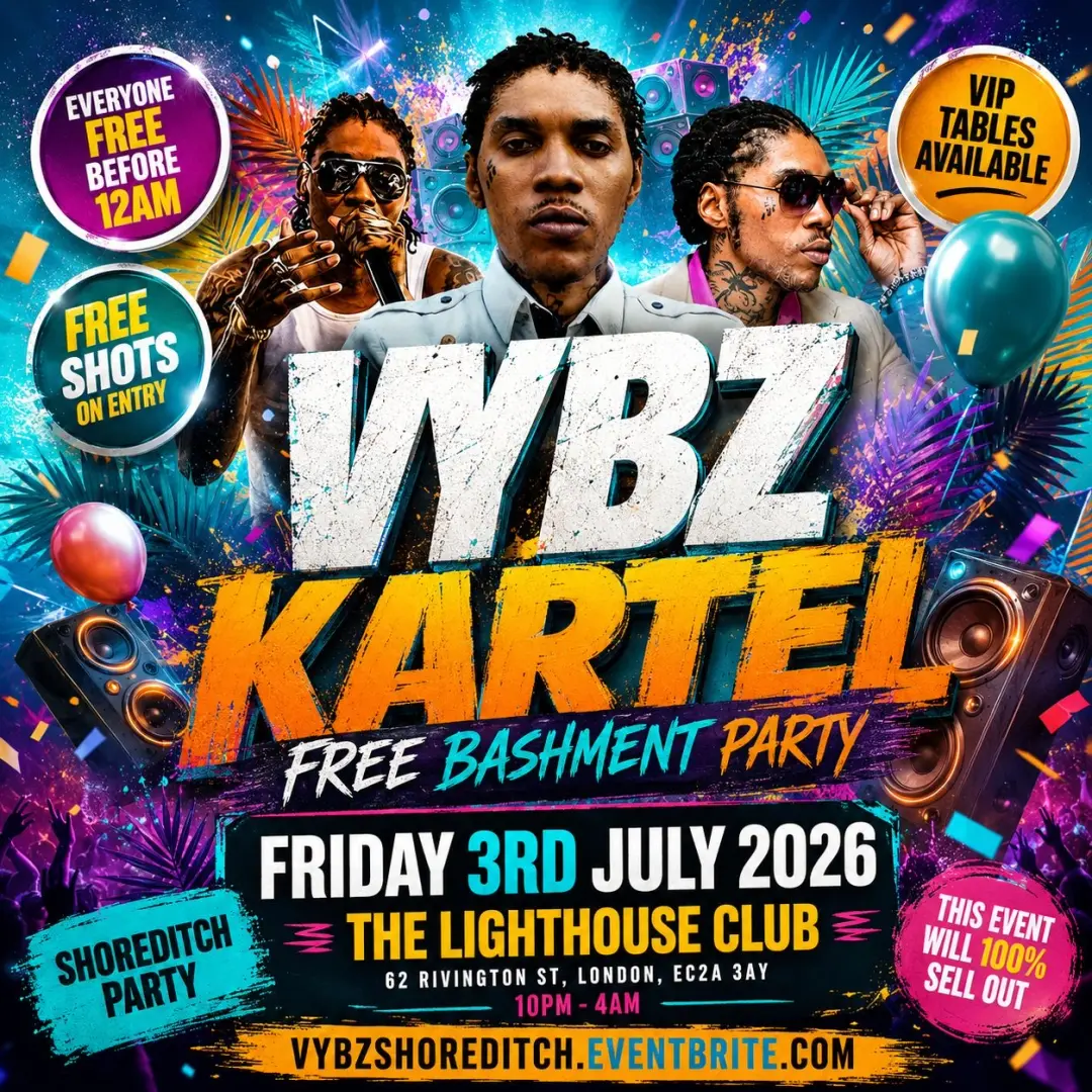 Vybz Kartel - Free Bashment Party - Everyone Free Before 12AM