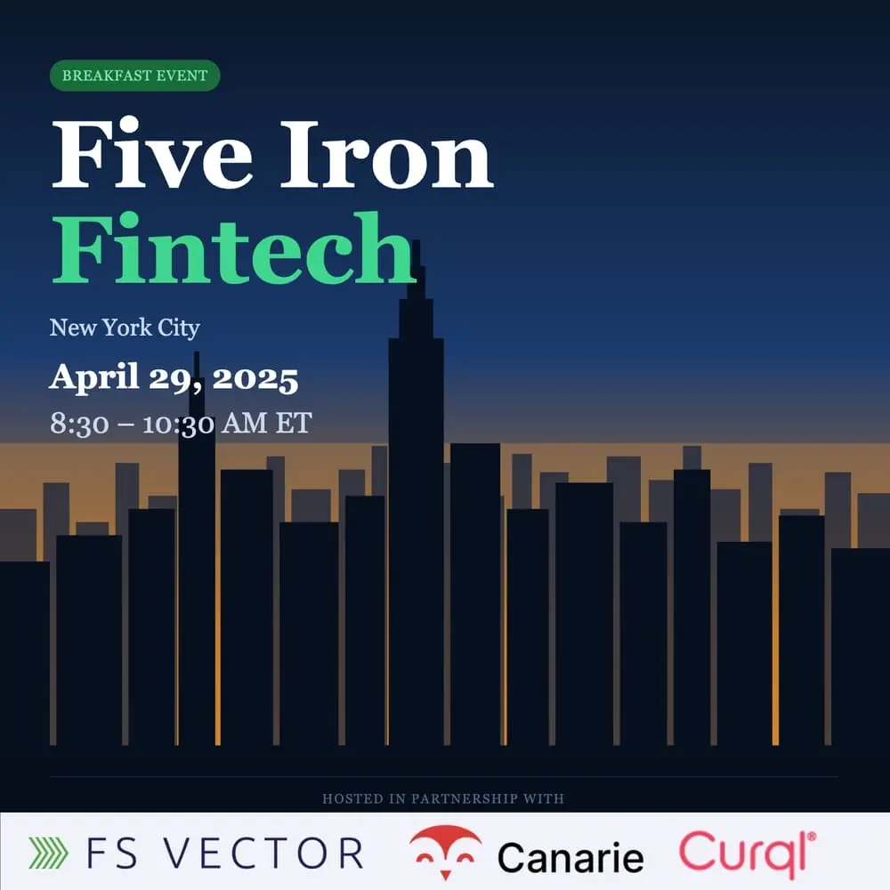 Five Iron Fintech by Canarie, FS Vector, and Curql