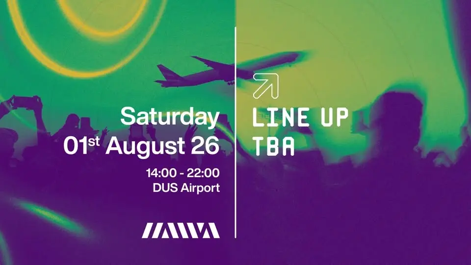 Hawā Open Air w/ Damian Lazarus & Jonathan Kaspar | Saturday, 01.08.2026 | DUS Airport 🛫