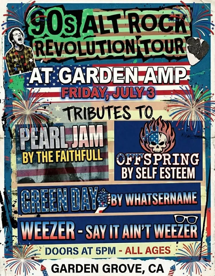 90's Alt Rock Revolution Tour