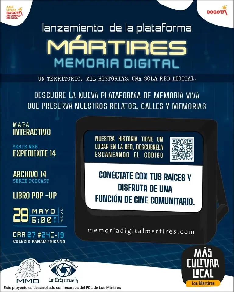 Lanzamiento plataforma digital y cierre del proyecto Los Mártires Memoria Digital