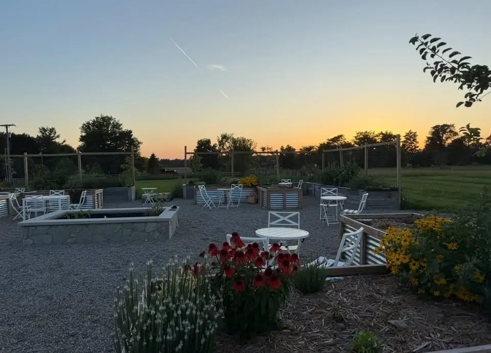 Farm to Table Pizza night in the Garden 