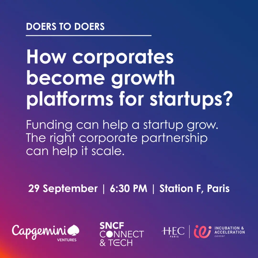 Doers to Doers | How corporates become growth platforms for startups