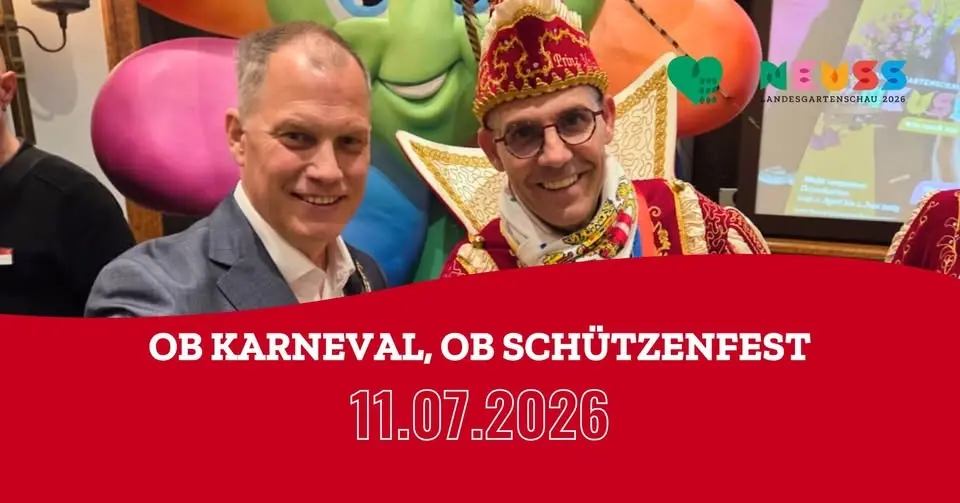 Ob Karneval, ob Schützenfest - die Hauptsach‘ is, mer fiere jetzt!