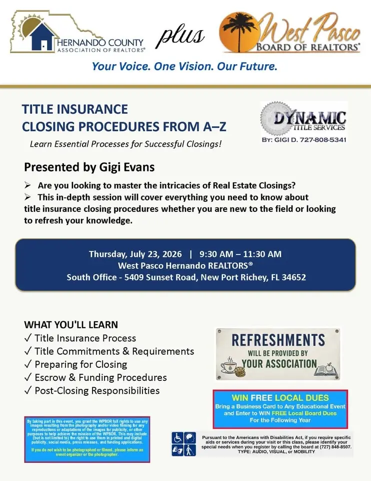 Title Insurance Closing Procedures From A-Z