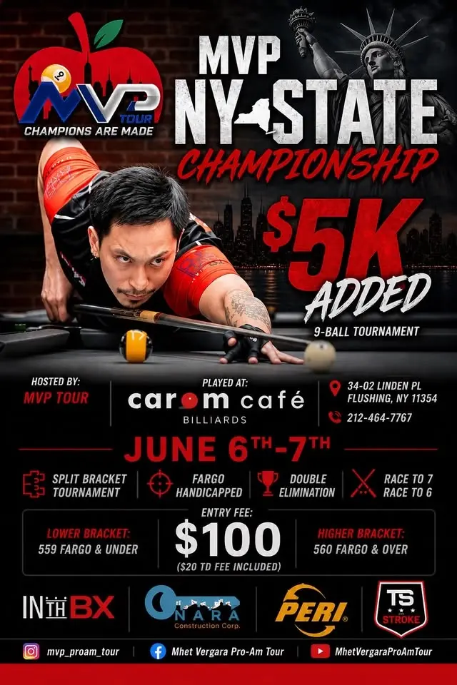 MVP NYC State Championship $5k added