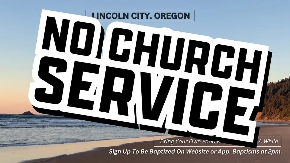 NO CHURCH SUNDAY, JULY 26, 2026 DUE TO BEACH DAY
