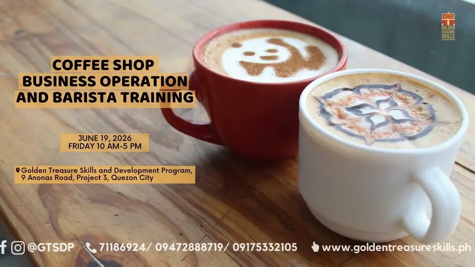 Coffee Shop Business Operation and Barista Training - Weekday Class