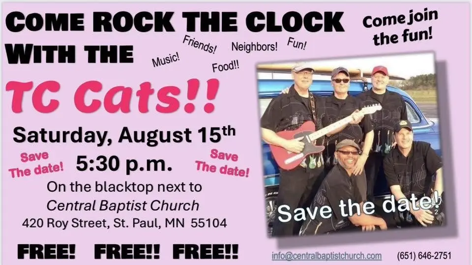 A Central Baptist Church Blacktop Event:  A Night with THE TC CATS!!