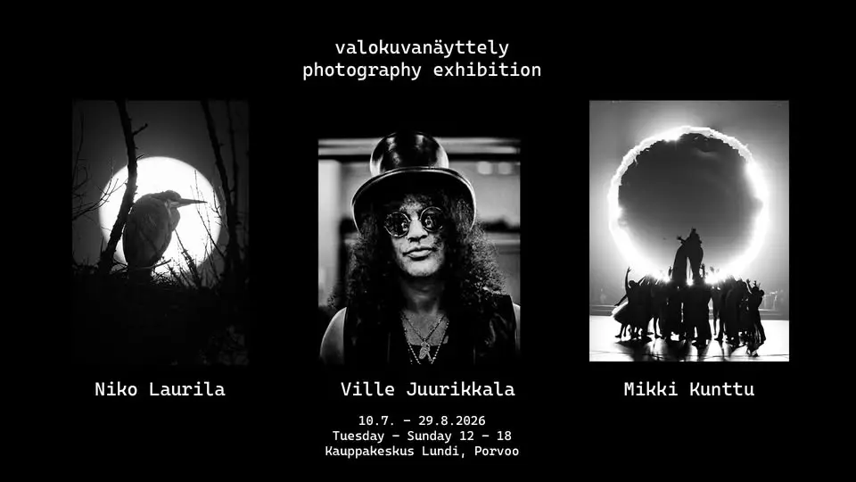 Niko Laurila + Ville Juurikkala + Mikki Kunttu yhteisnäyttely
