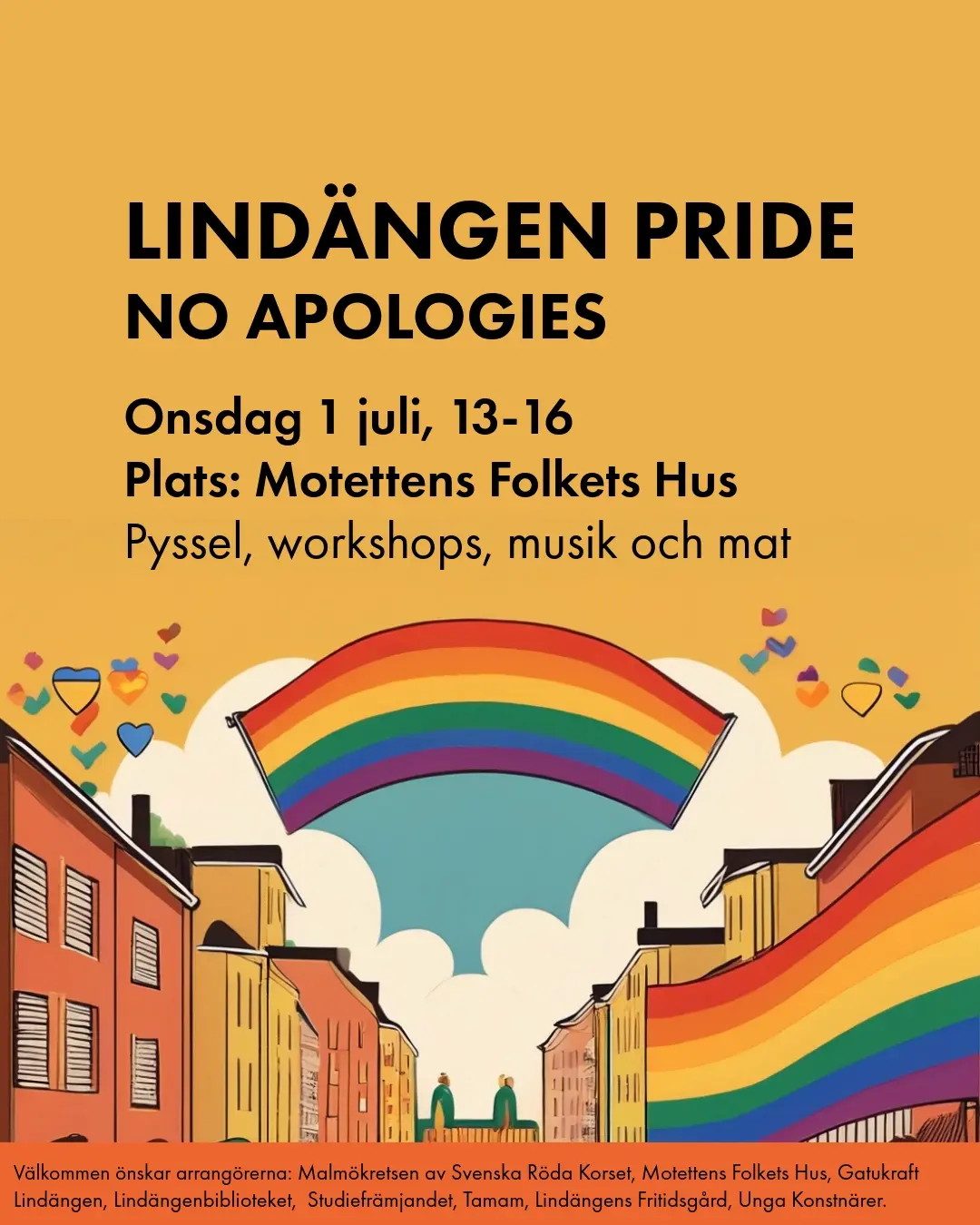 PRIDE IN THE CITY: Motettens Folkets Hus: Lindängen Pride