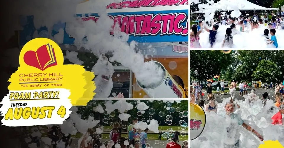 Cherry Hill Public Library Foam Party