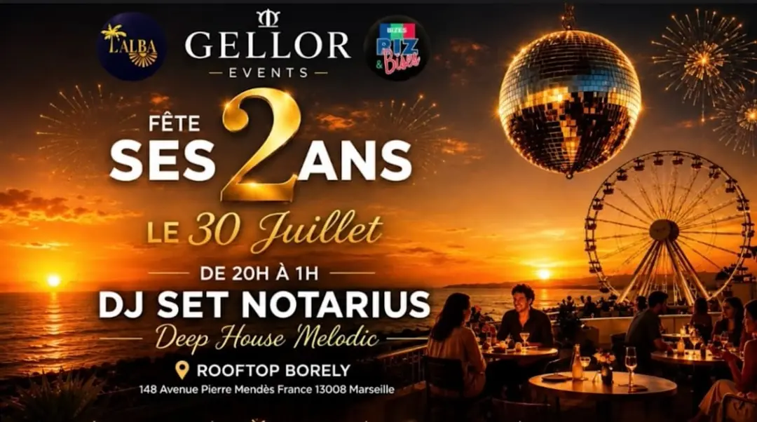 Gellor 2 Ans • Rooftop Borély