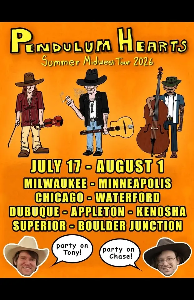 RAGBRAI afterparty w Pendulum Hearts (austin, tx)