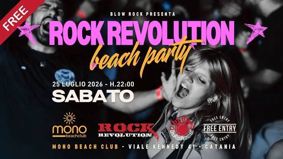 ROCK REVOLUTION BEACH PARTY @MONOBEACH