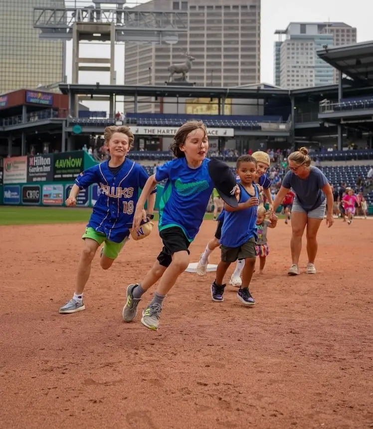 Kids Run the Bases
