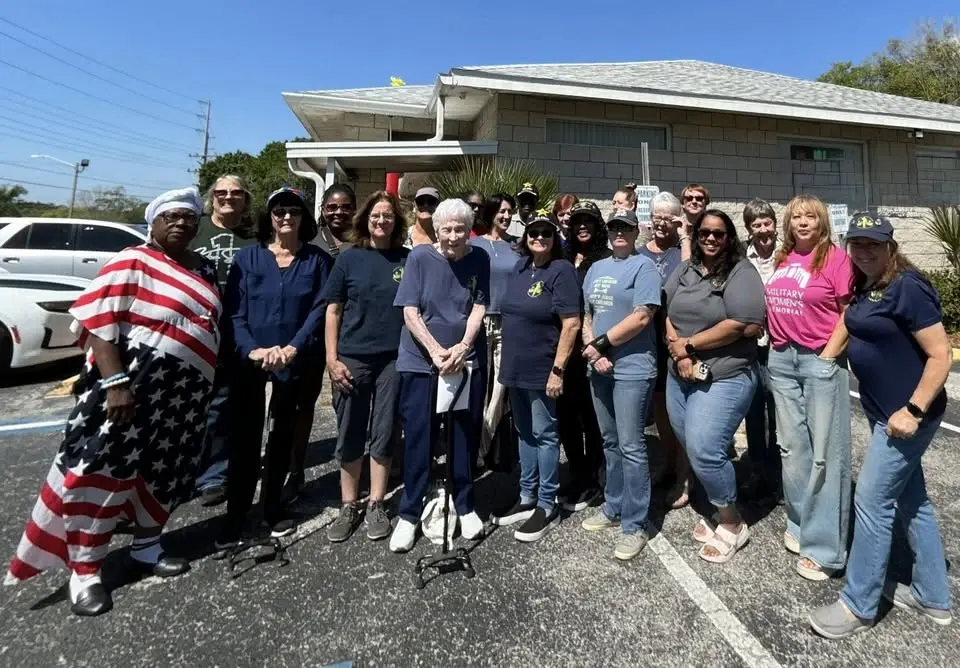 Lakeland Royal Swans, Unit #159, of Military Women Across the Nation Monthly Meeting