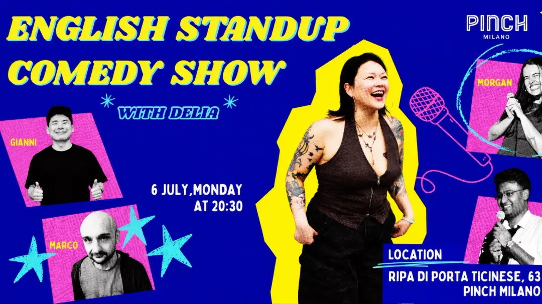 Navigli English Standup Comedy - Handpicked International Comedians