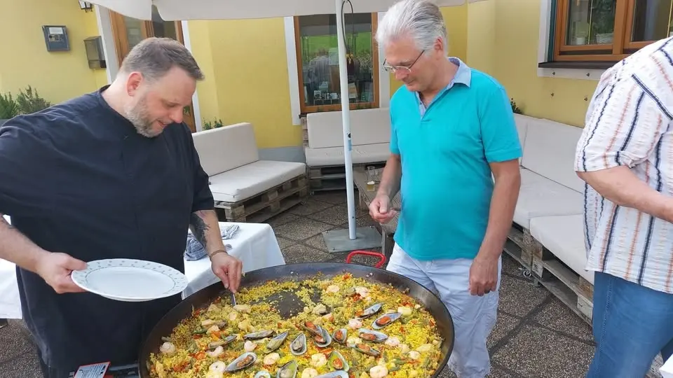 Paella im Südburgenland