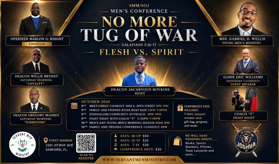 Men’s Conference Oct 8-10 2026