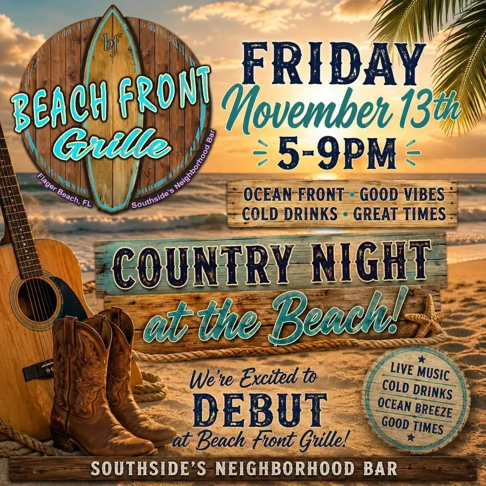 Country Night on the Coast with Bo'Gator 🌊🎶