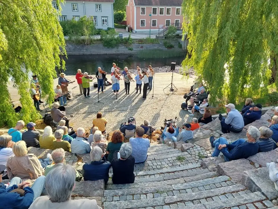 Konsert vid Ronnebys nya Amfiteater