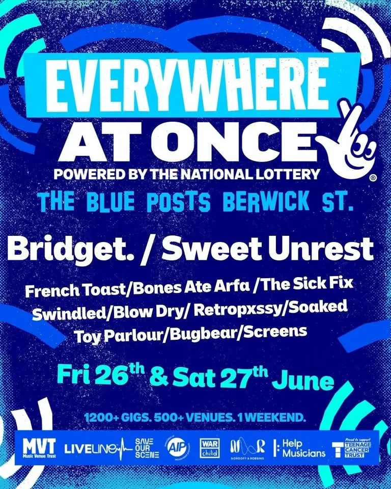 KOTJ presents Everywhere At Once at The Blue Posts, Berwick St, Soho
