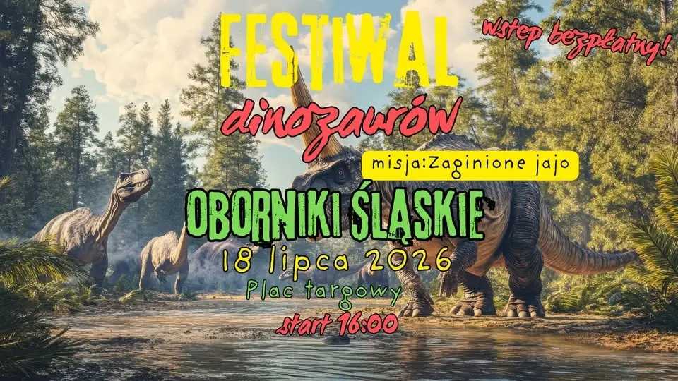 🦖 UWAGA! DINOZAURY WRACAJĄ DO OBORNIK ŚLĄSKICH! 🦕 🌿