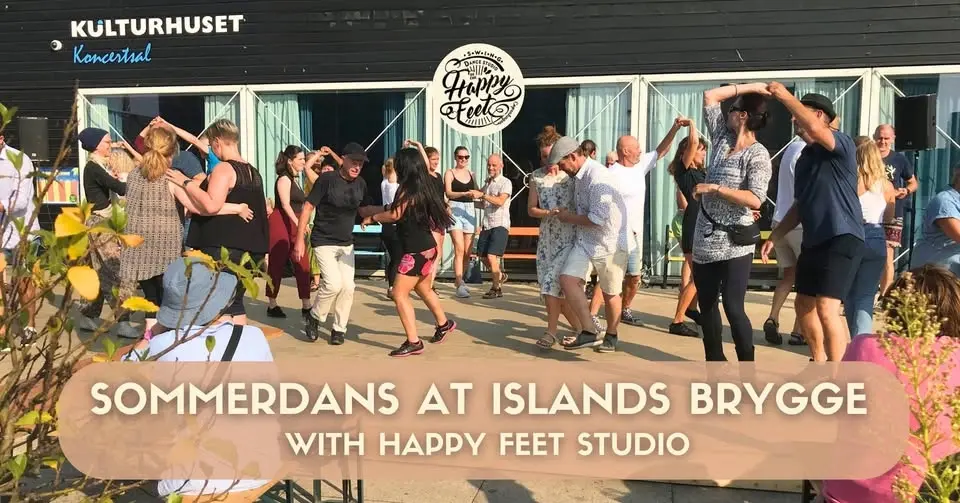 Sommerdans på Bryggen / Swing Dancing at Bryggen Harbour