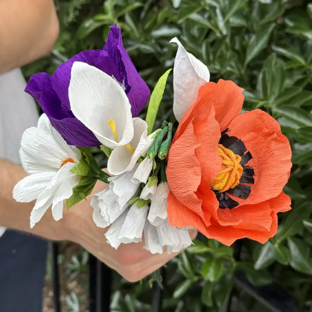 Paper Forever Flowers with Indoor Recess
