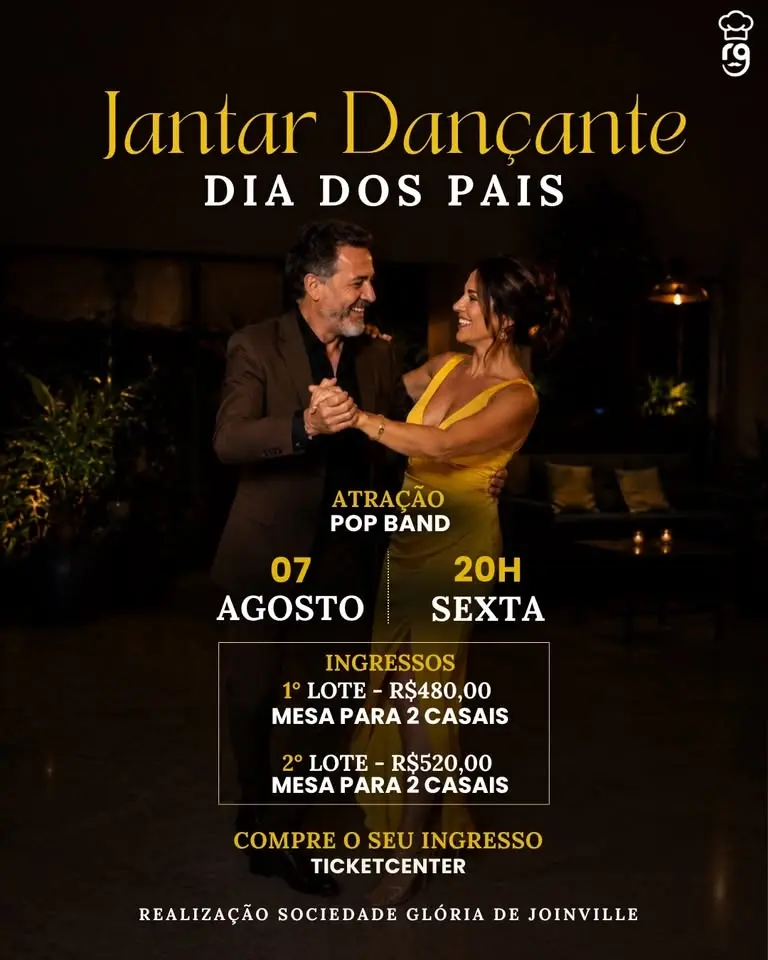 Jantar Dançante Dia dos Pais