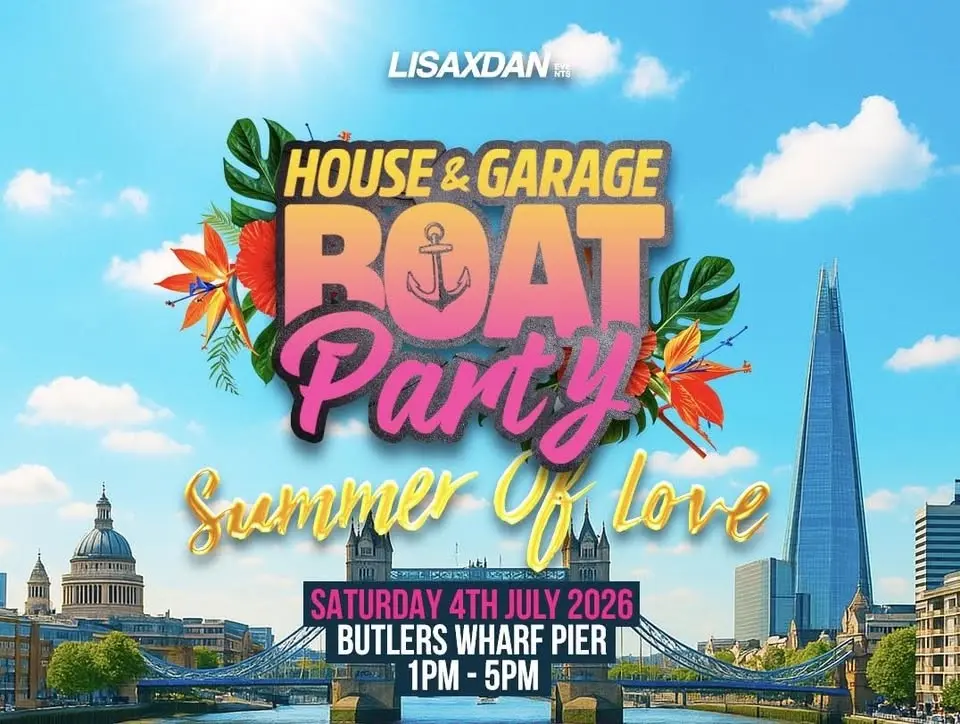 UK Garage Summer Boat Party