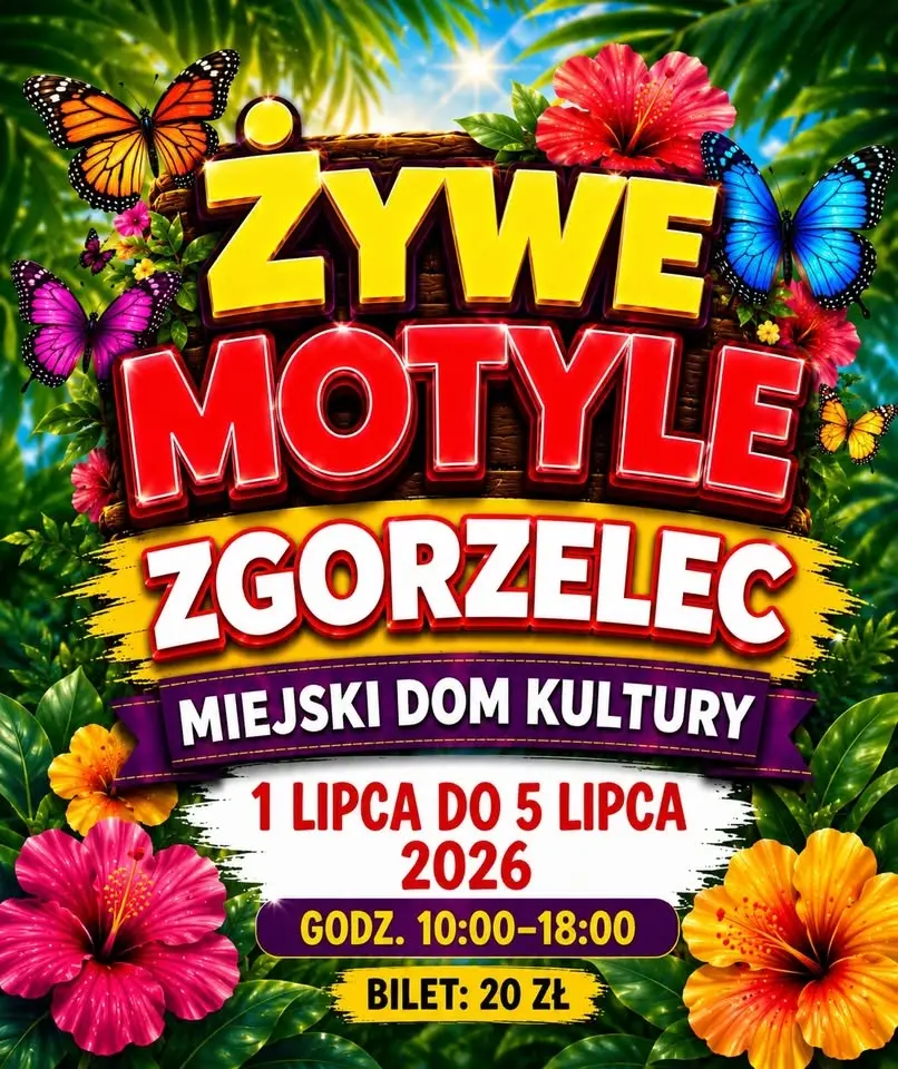 Wystawa Żywych Motyli.